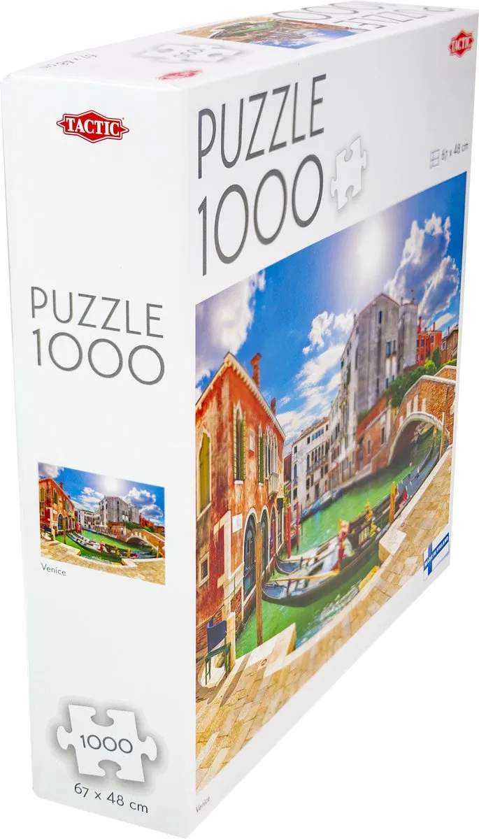 Tactic Venice Puzzel 1000 Stuks - Romantische Grachten