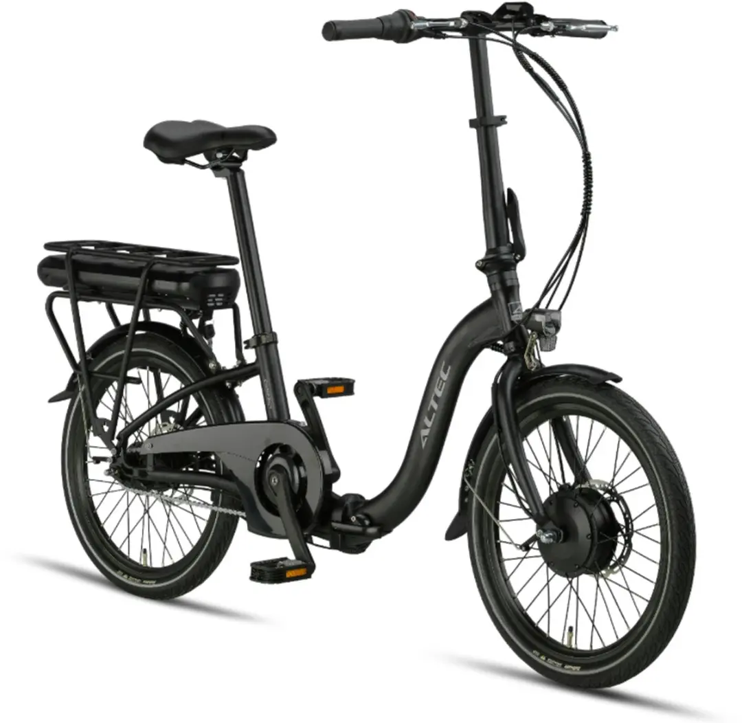 Altec Compact Vouwfiets 20" - 468Wh - 7 Versnellingen - Mat Zwart