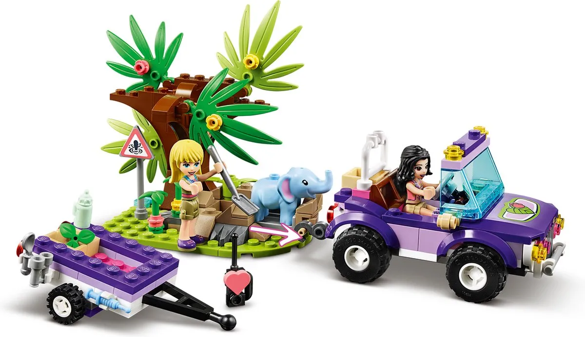 LEGO Friends Reddingsbasis Babyolifant Jungle 41421 - 203 Stukken - afbeelding 3 van 6