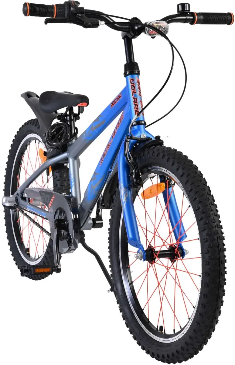 Volare Rocky Kinderfiets 20" - 3 Versnellingen - Blauw/Grijs