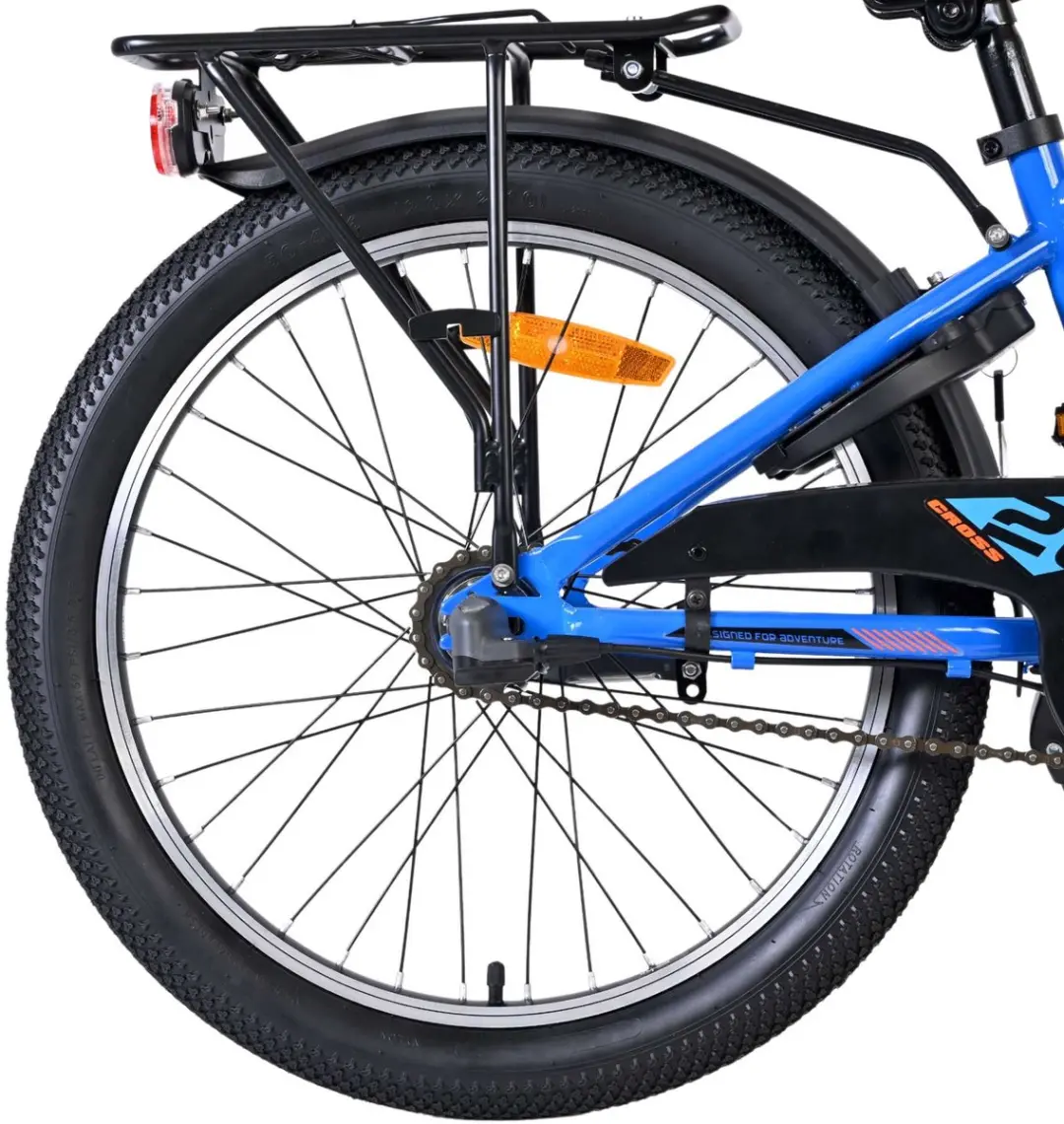Volare Cross Jongensfiets 20" - Blauw - 3 Versnellingen