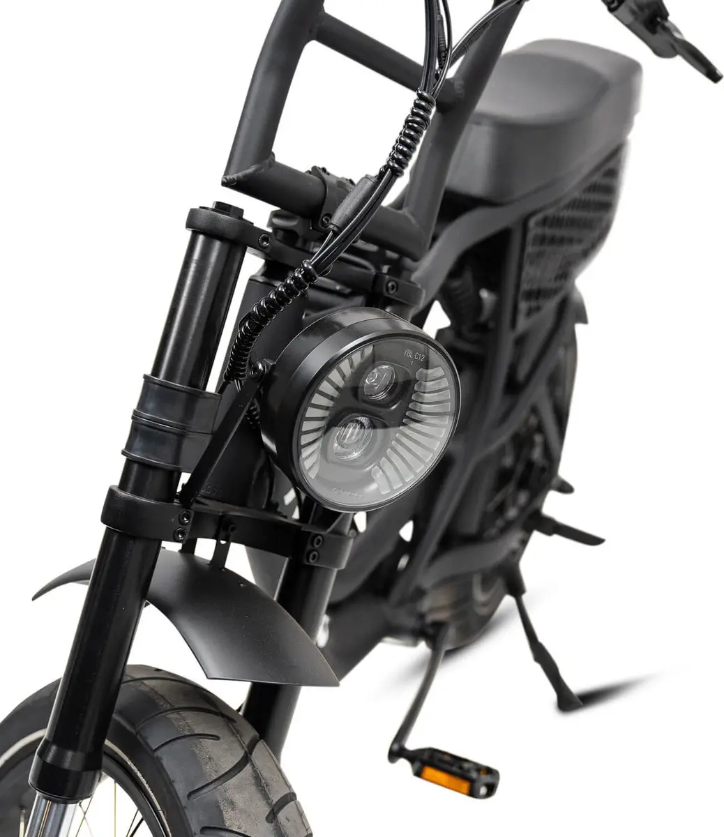 KNAAP BCN BLACK Elektrische Fatbike 250W - 960Wh - 7 Versnellingen