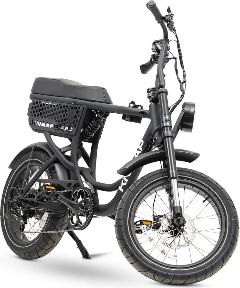 KNAAP BCN BLACK Elektrische Fatbike 250W - 960Wh - 7 Versnellingen