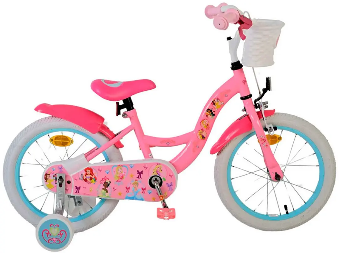 Volare Disney Princess Kinderfiets 16 inch - Roze