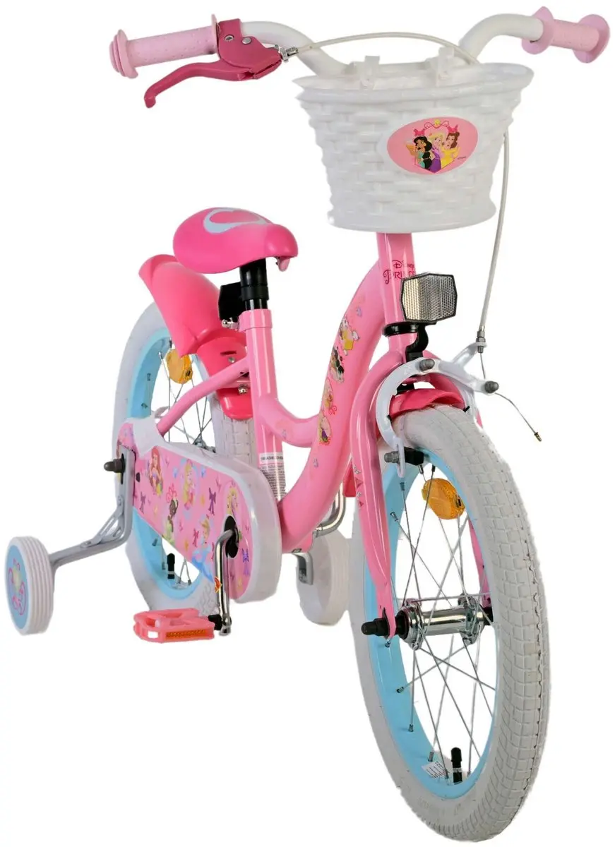 Volare Disney Princess Kinderfiets 16 inch - Roze