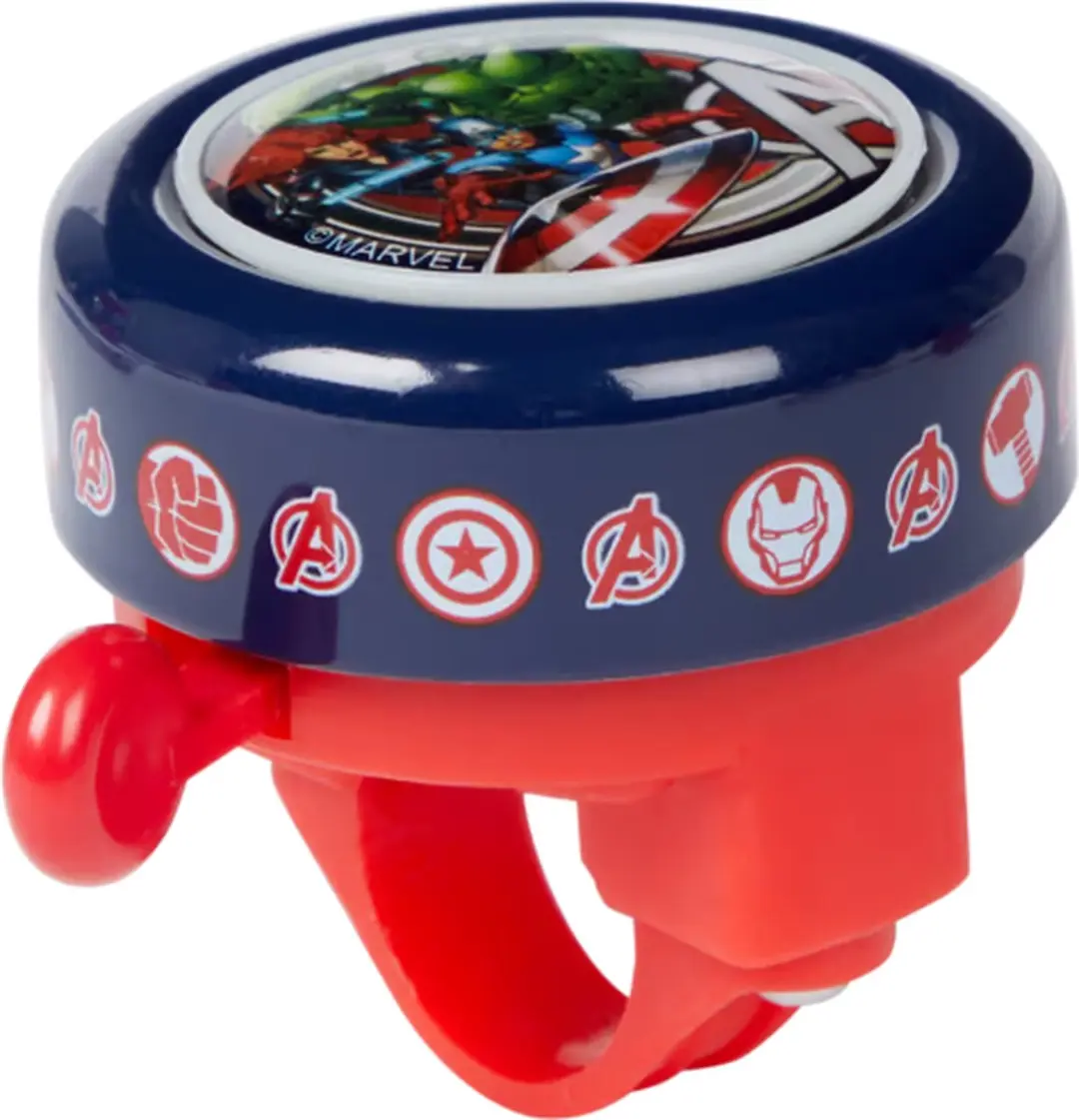 Volare Avengers Fietsbel - Rood