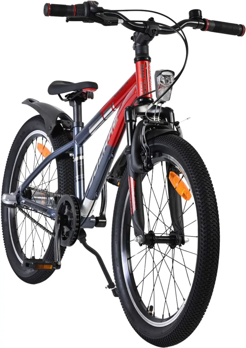 Volare XC Race Kinderfiets 20 inch - Nexus 3 Versnellingen - Rood/Grijs