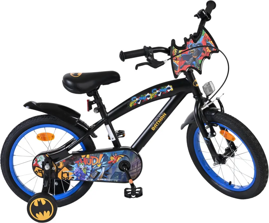 Volare Batman Kinderfiets 16 inch - Zwart