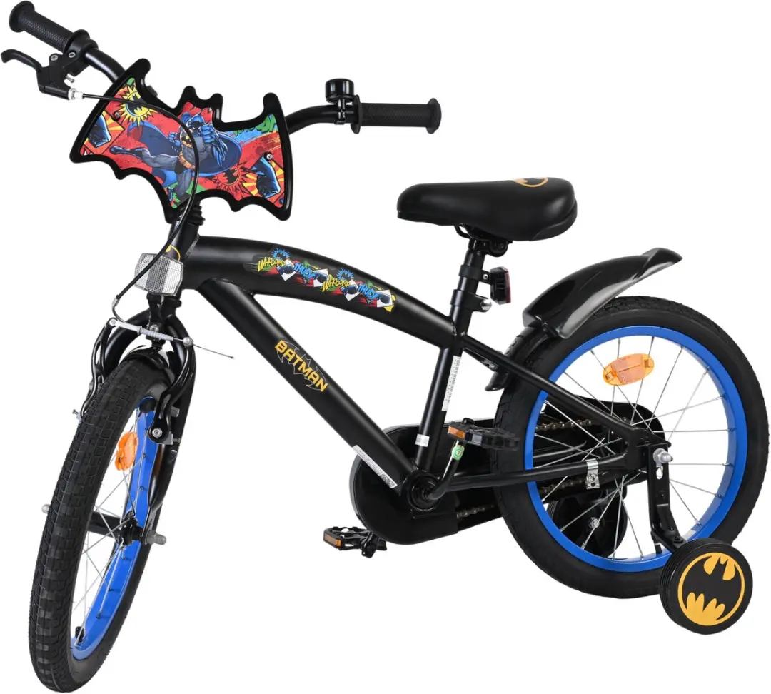 Volare Batman Kinderfiets 16 inch - Zwart