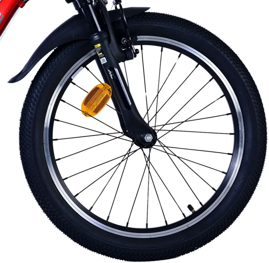 Volare XC Race Kinderfiets 20 inch - 7 Versnellingen - Rood/Grijs
