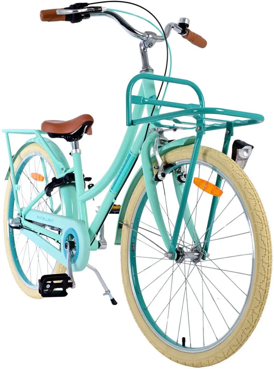 Volare Excellent Kinderfiets 24 inch - 3 Versnellingen - Groen