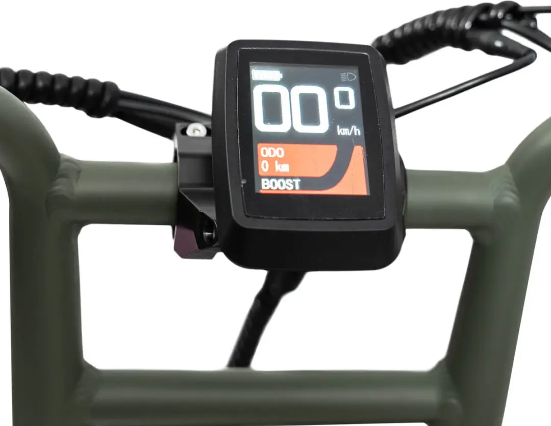 KNAAP BCN Deep Green Elektrische Fatbike 250W - 960Wh - 20" - 7 Versnellingen