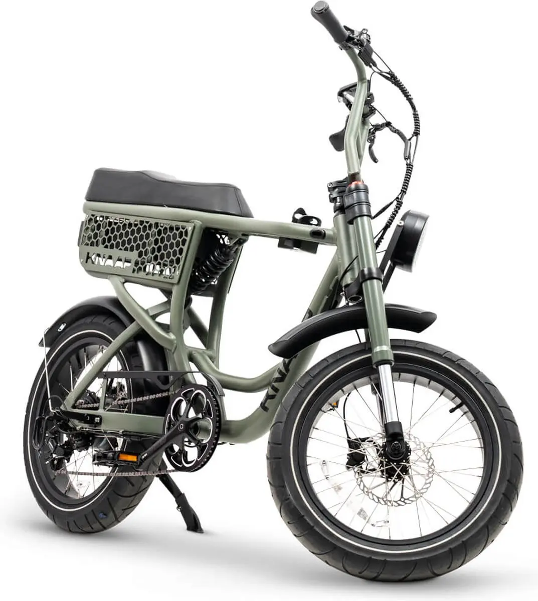 KNAAP BCN Deep Green Elektrische Fatbike 250W - 960Wh - 20" - 7 Versnellingen