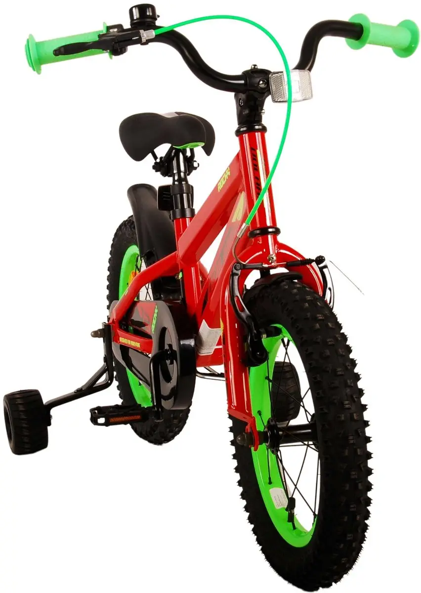 Volare Rocky Kinderfiets 14" - Rood - 1 Versnelling
