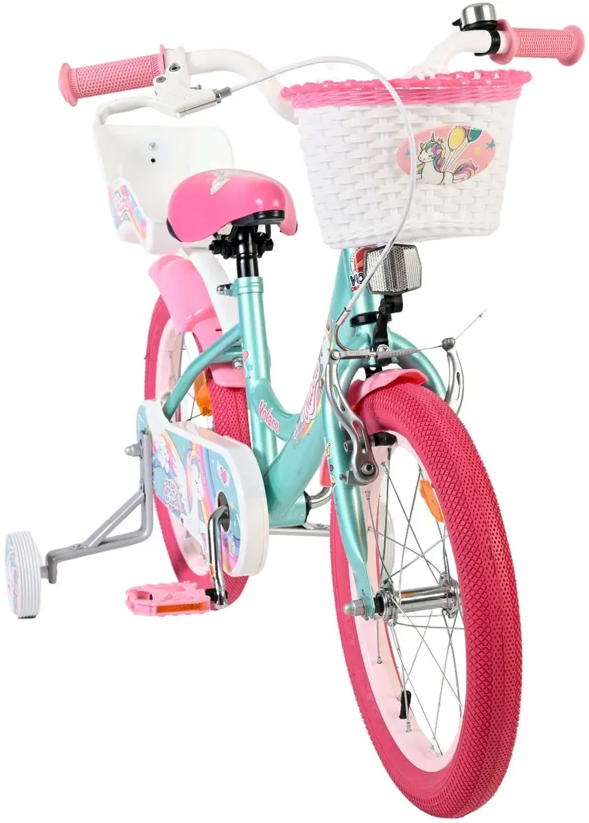 Volare Unicorn Kinderfiets 16" - Groen