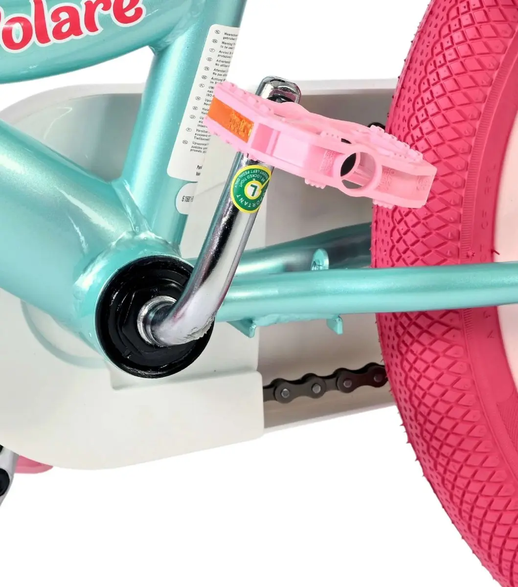 Volare Unicorn Kinderfiets 16" - Groen - afbeelding 6 van 6