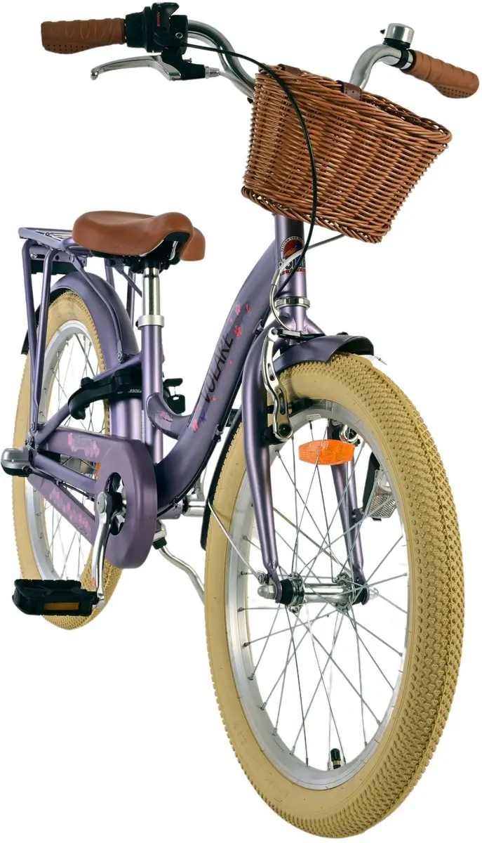 Volare Blossom Kinderfiets 20" - Meisjes - 3 Versnellingen - Paars