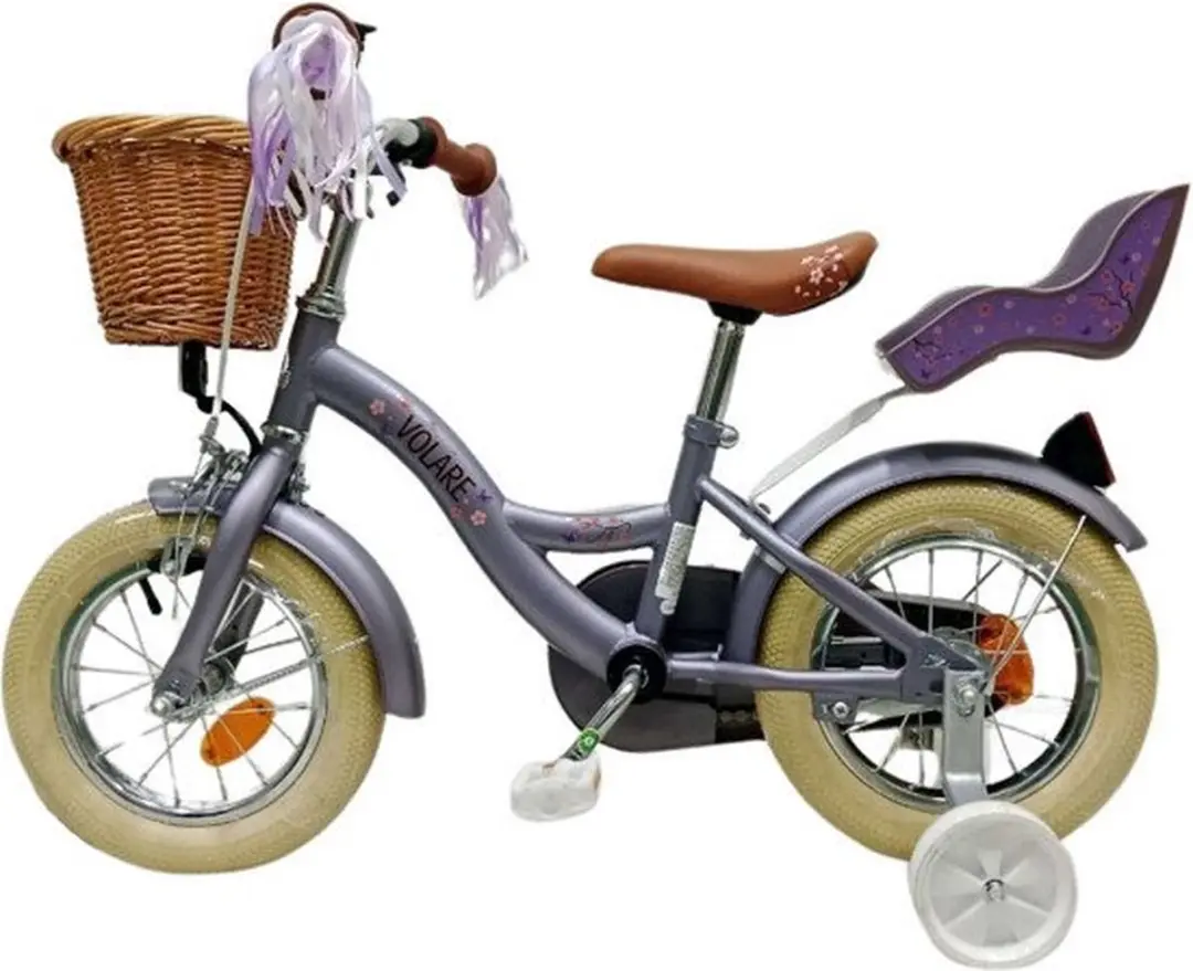 Volare Blossom Kinderfiets 12 inch - Paars