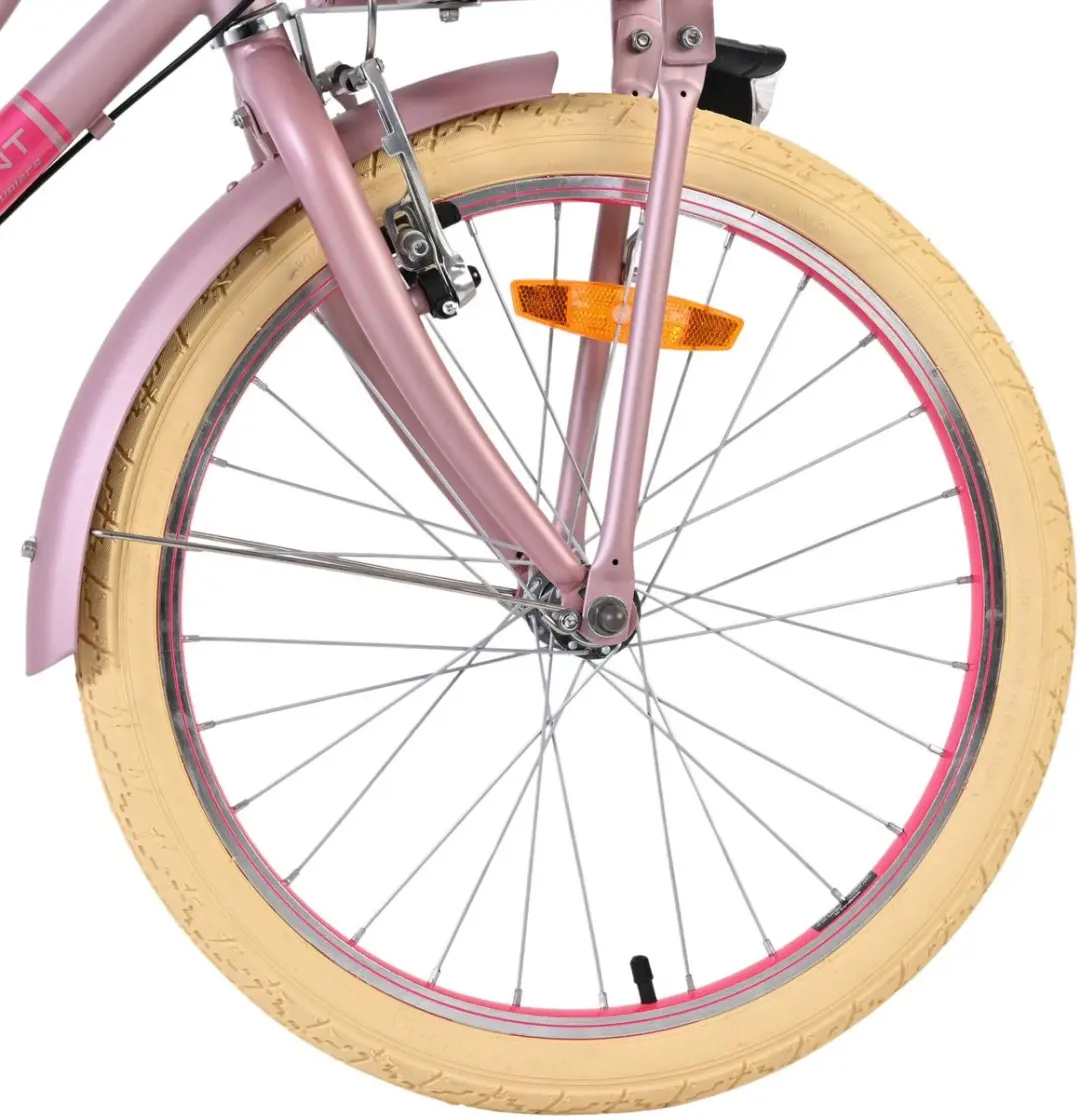 Volare Excellent Kinderfiets 20" - 3 Versnellingen - Mat Roze