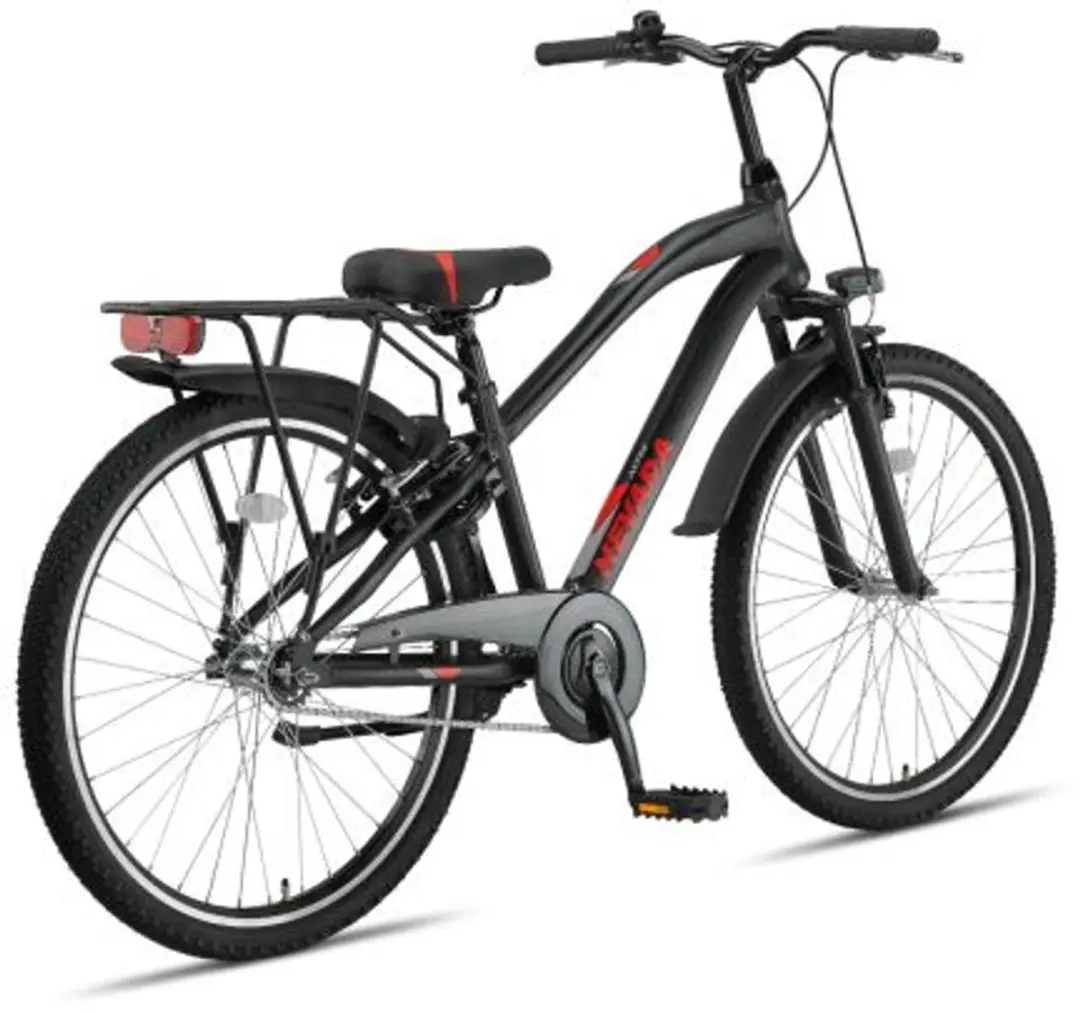 Altec Nevada Jongensfiets 26" - Zwart/Rood