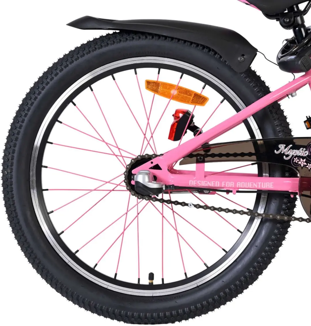 Volare Mystic Kinderfiets 20" - 3 Versnellingen - Roze