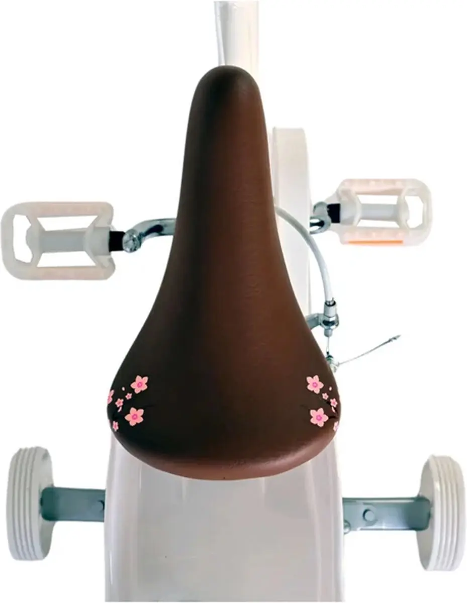 Volare Blossom Kinderfiets 14" - Meisjes - Wit