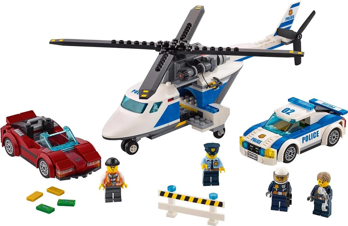 LEGO City Politie Snelle Achtervolging 60138 - 294 Stukken - afbeelding 3 van 6