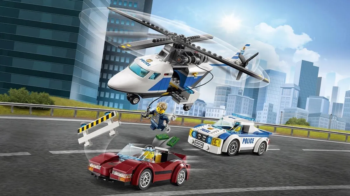 LEGO City Politie Snelle Achtervolging 60138 - 294 Stukken - afbeelding 4 van 6
