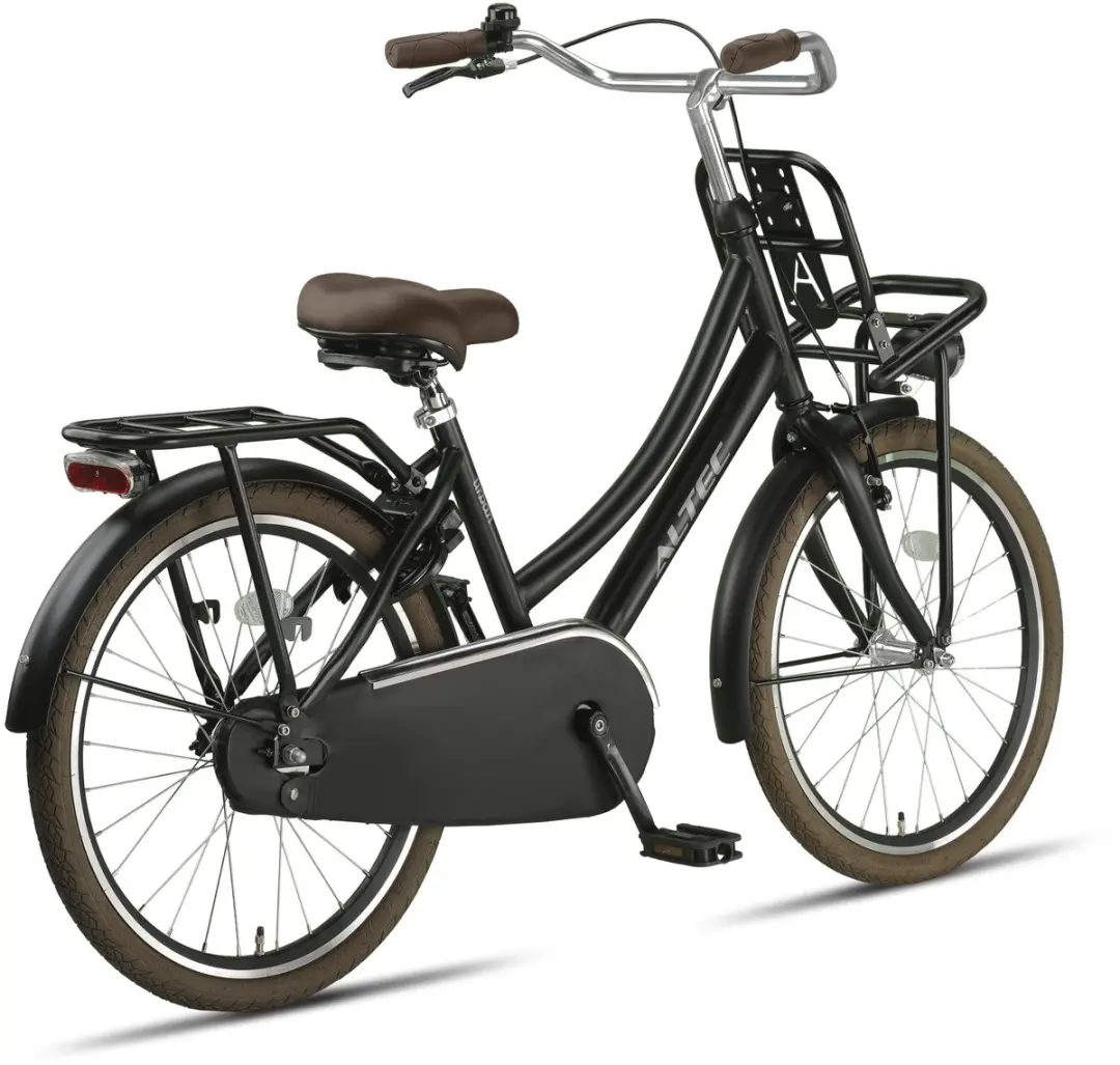 Altec Urban Transportfiets 22 Inch - Meisjesfiets - Terugtraprem - Matzwart