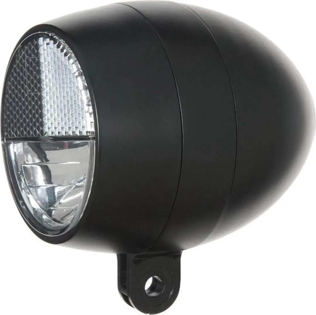 Cortina Amsterdam Fietsverlichting Koplamp 18 Lux - Zwart