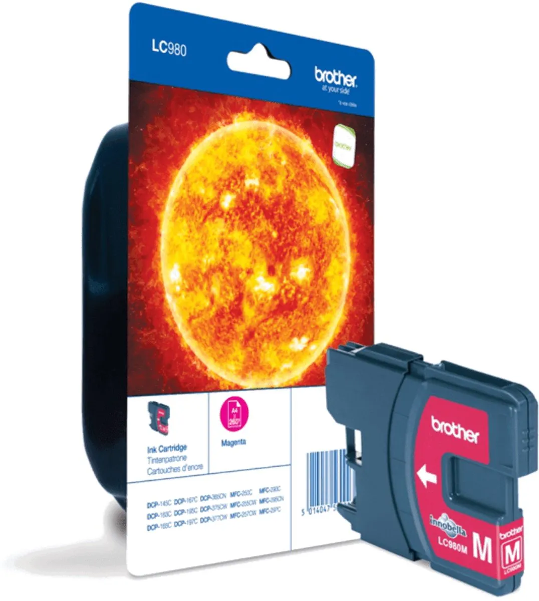 Brother LC-980 Magenta Inktcartridge - Standaard formaat