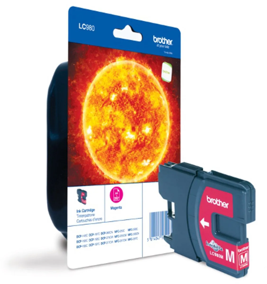 Brother LC-980 Magenta Inktcartridge - Standaard formaat