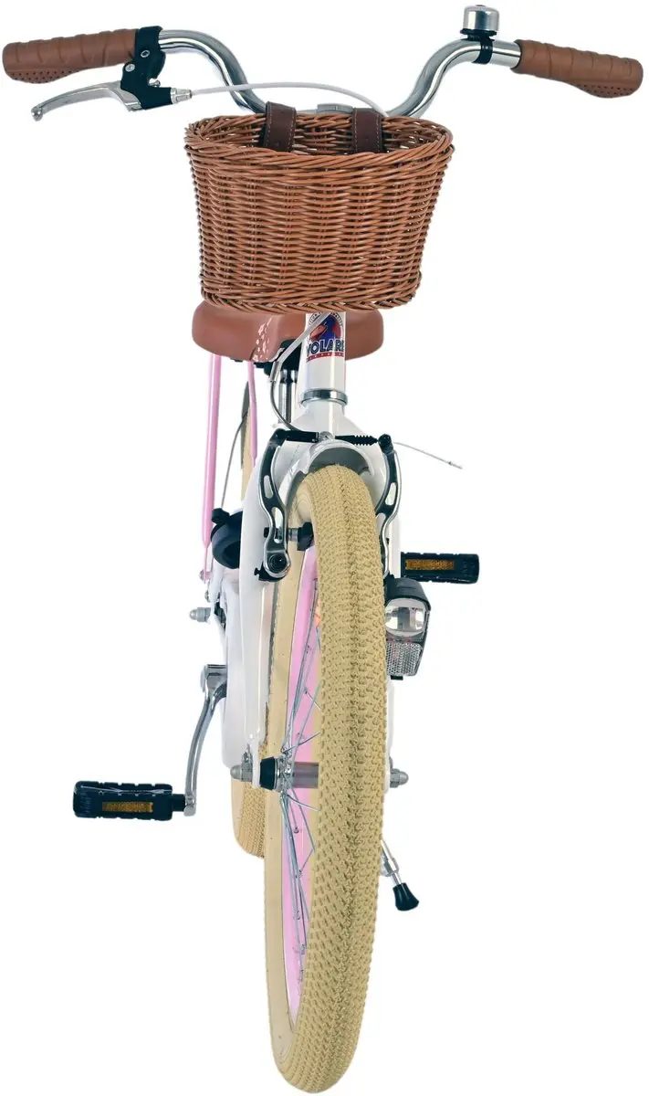 Volare Blossom Kinderfiets 20 inch - 1 Versnelling - Wit - afbeelding 6 van 6