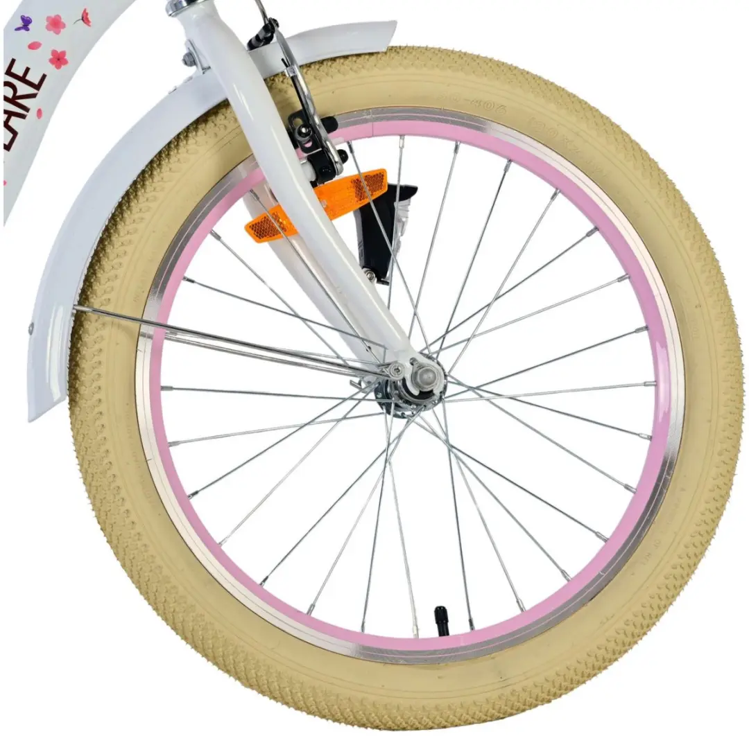 Volare Blossom Kinderfiets 20 inch - 1 Versnelling - Wit