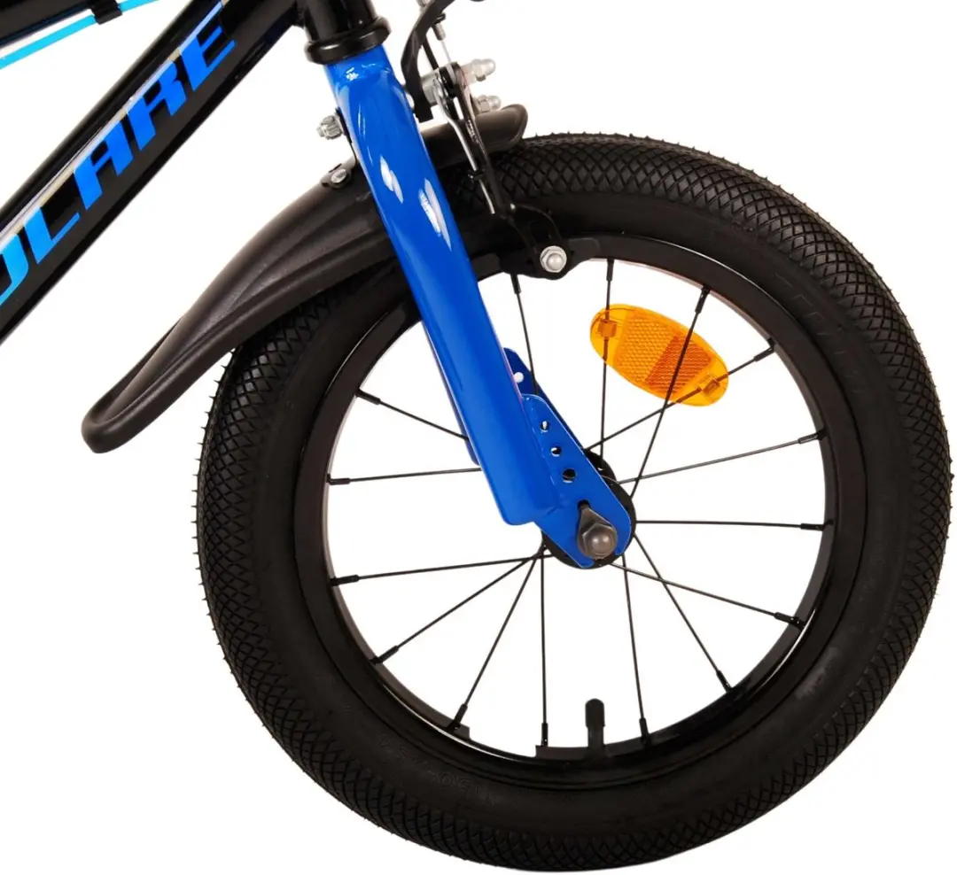 Volare Super GT Kinderfiets 14" - Jongens - Blauw - Twee handremmen