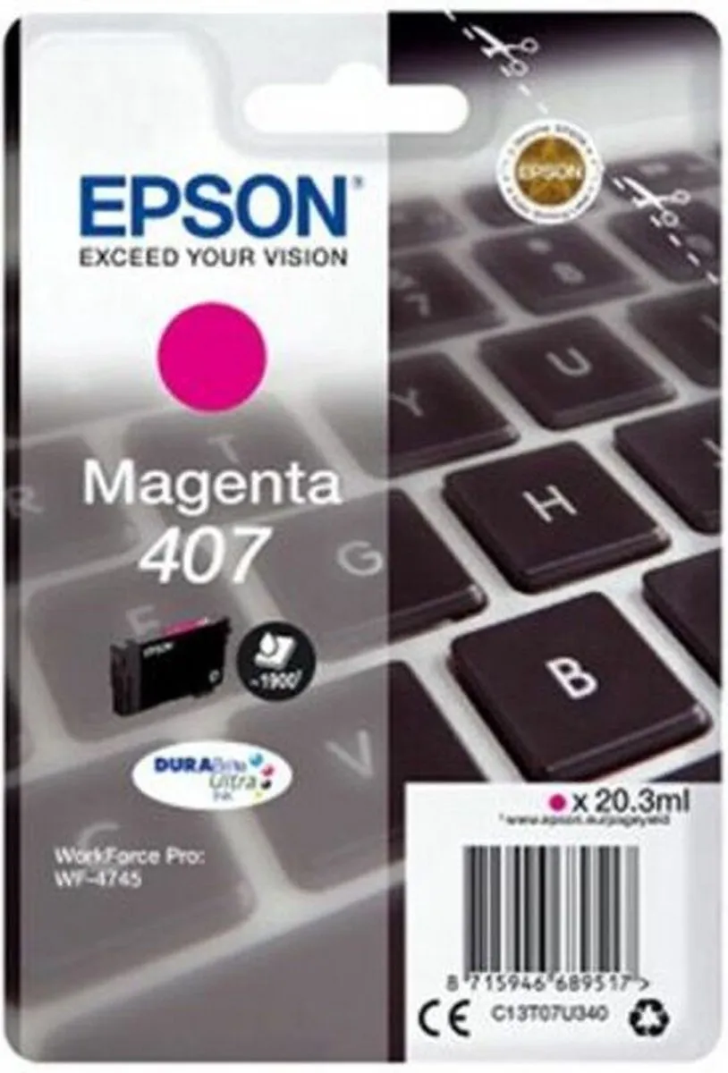 Epson C13T07U240 Compatibele Inktcartridge - Geel