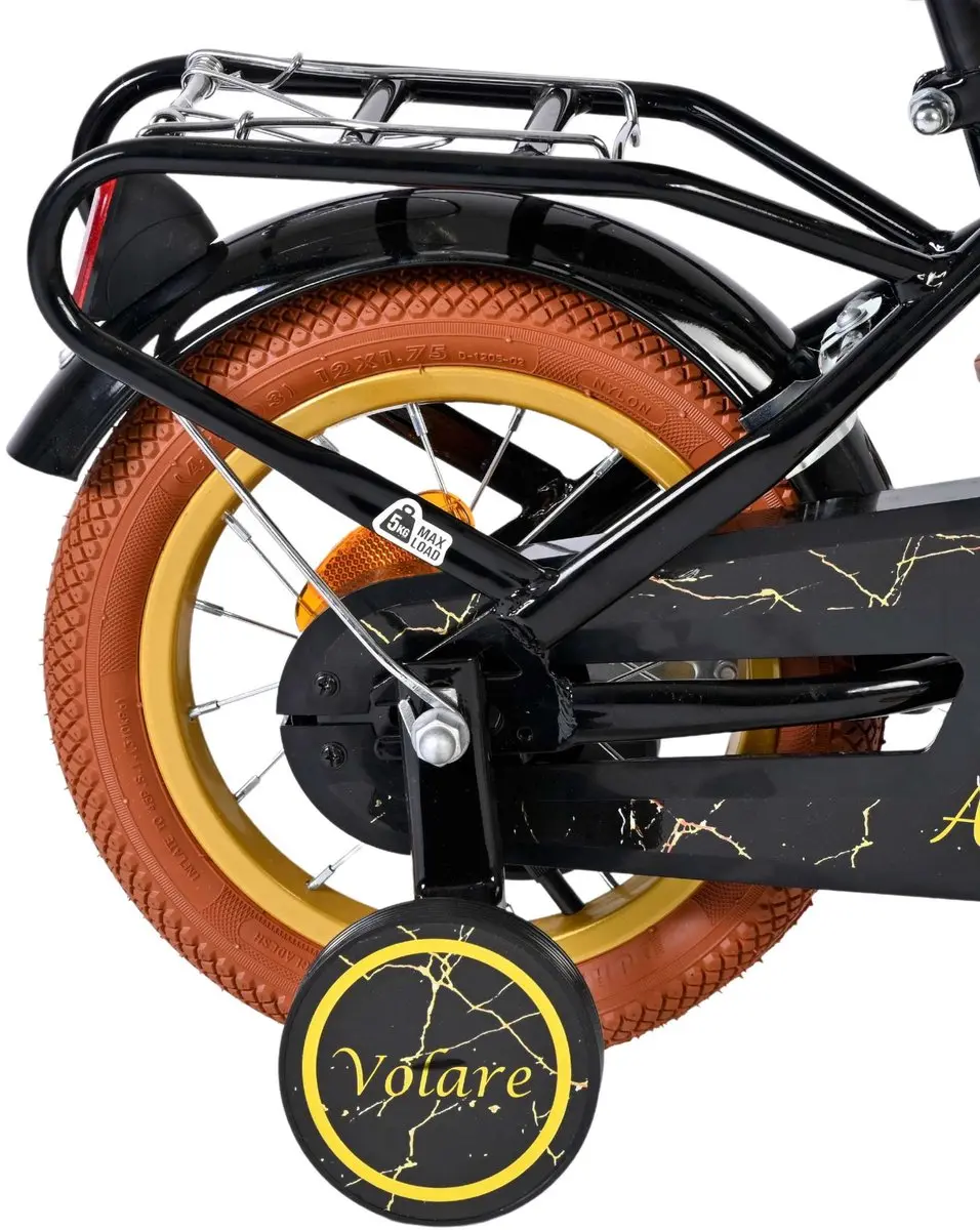 Volare Ashley Kinderfiets 12 inch - Zwart