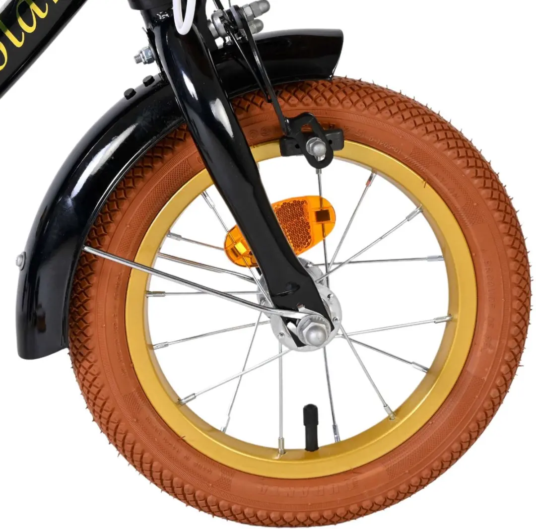 Volare Ashley Kinderfiets 12 inch - Zwart - afbeelding 6 van 6