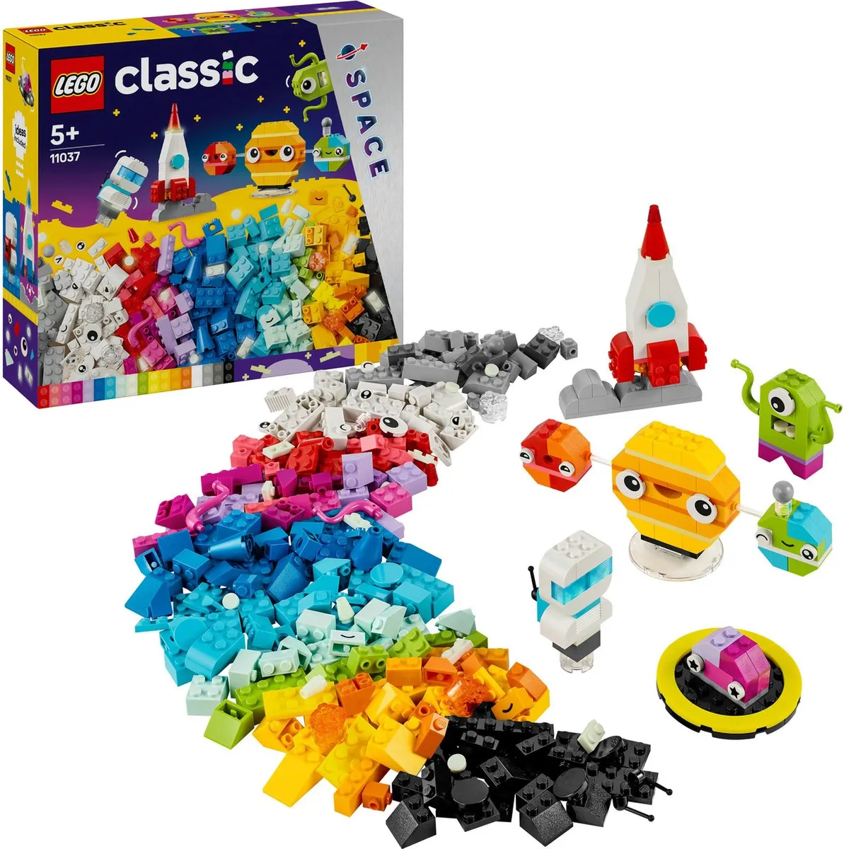 LEGO Classic Creatieve Planeten 11037 - 450 Stukken - Meerkleurig