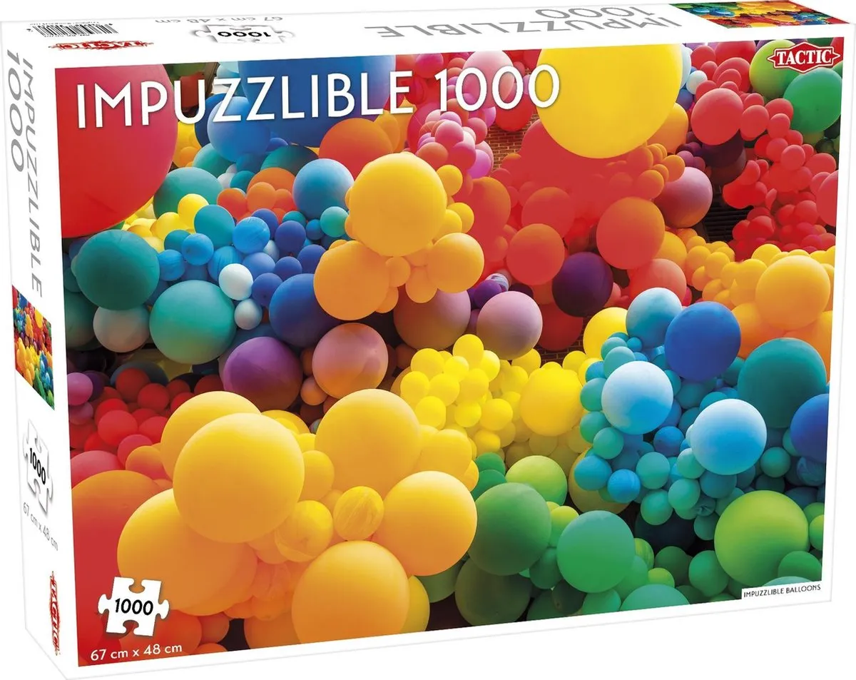 Tactic Impuzzlible Balloons 1000 Puzzel