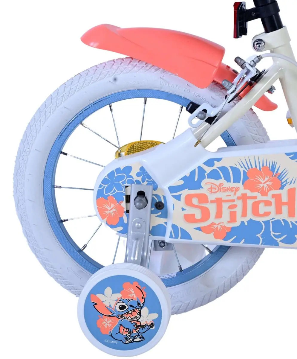Volare Disney Stitch Kinderfiets 14 inch - Roze - 1 Versnelling