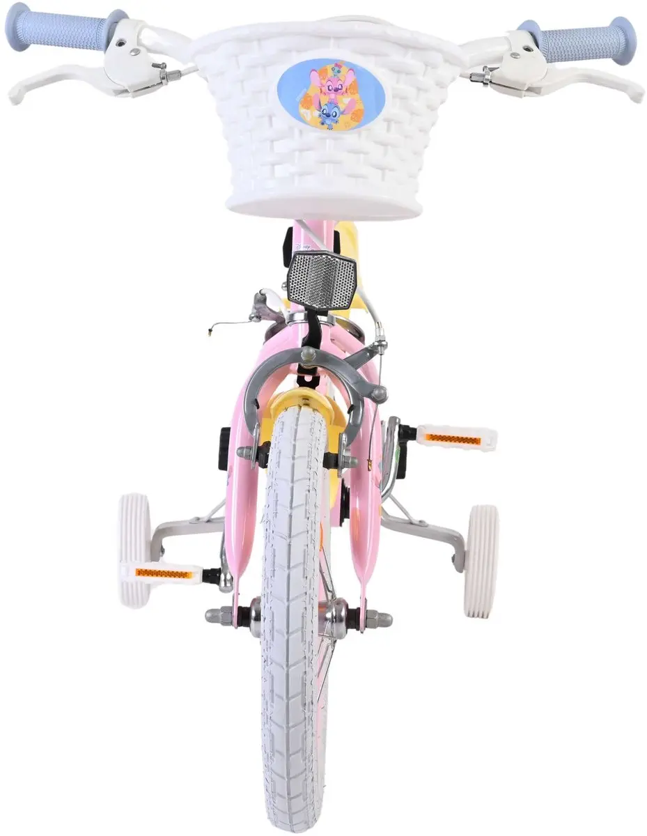 Volare Disney Stitch Kinderfiets 14 inch - Roze - 1 Versnelling