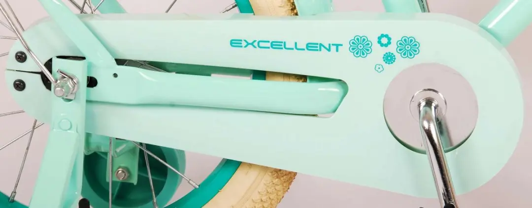 Volare Excellent Kinderfiets 18" - Meisjes - 1 Versnelling - Mintgroen