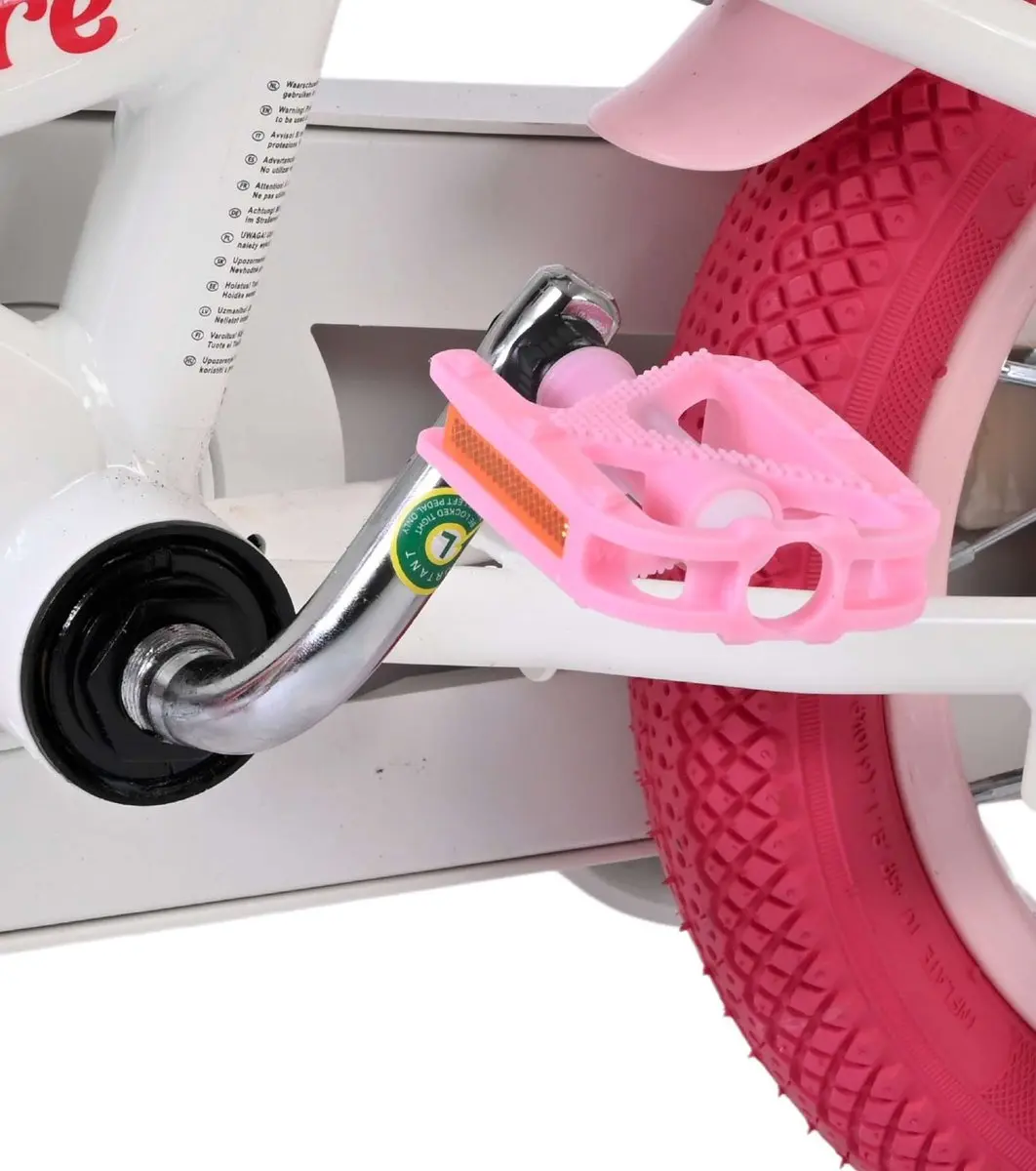 Volare Unicorn Kinderfiets 12 inch - Meisjes - Wit