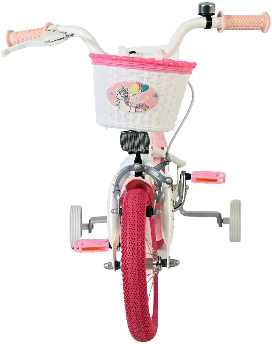 Volare Unicorn Kinderfiets 12 inch - Meisjes - Wit