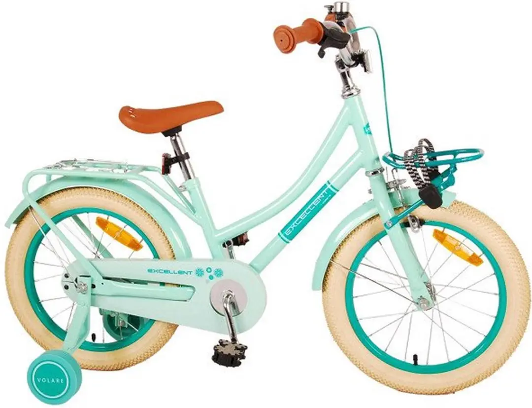 Volare Excellent Kinderfiets 16" - Meisjes - Groen - 95% afgemonteerd