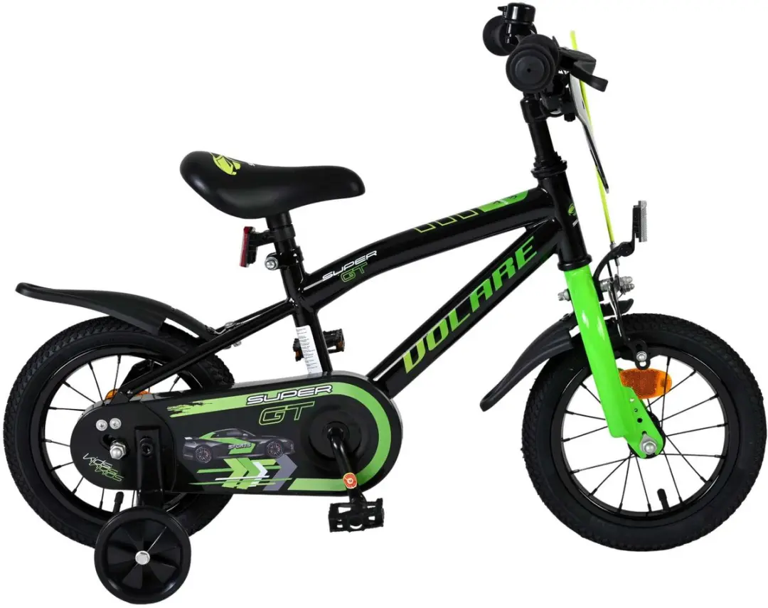 Volare Super GT Kinderfiets 12 inch - Groen