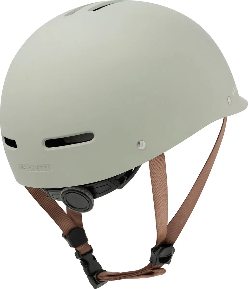 Veloretti Kinderhelm Pebble Grey - Maat S