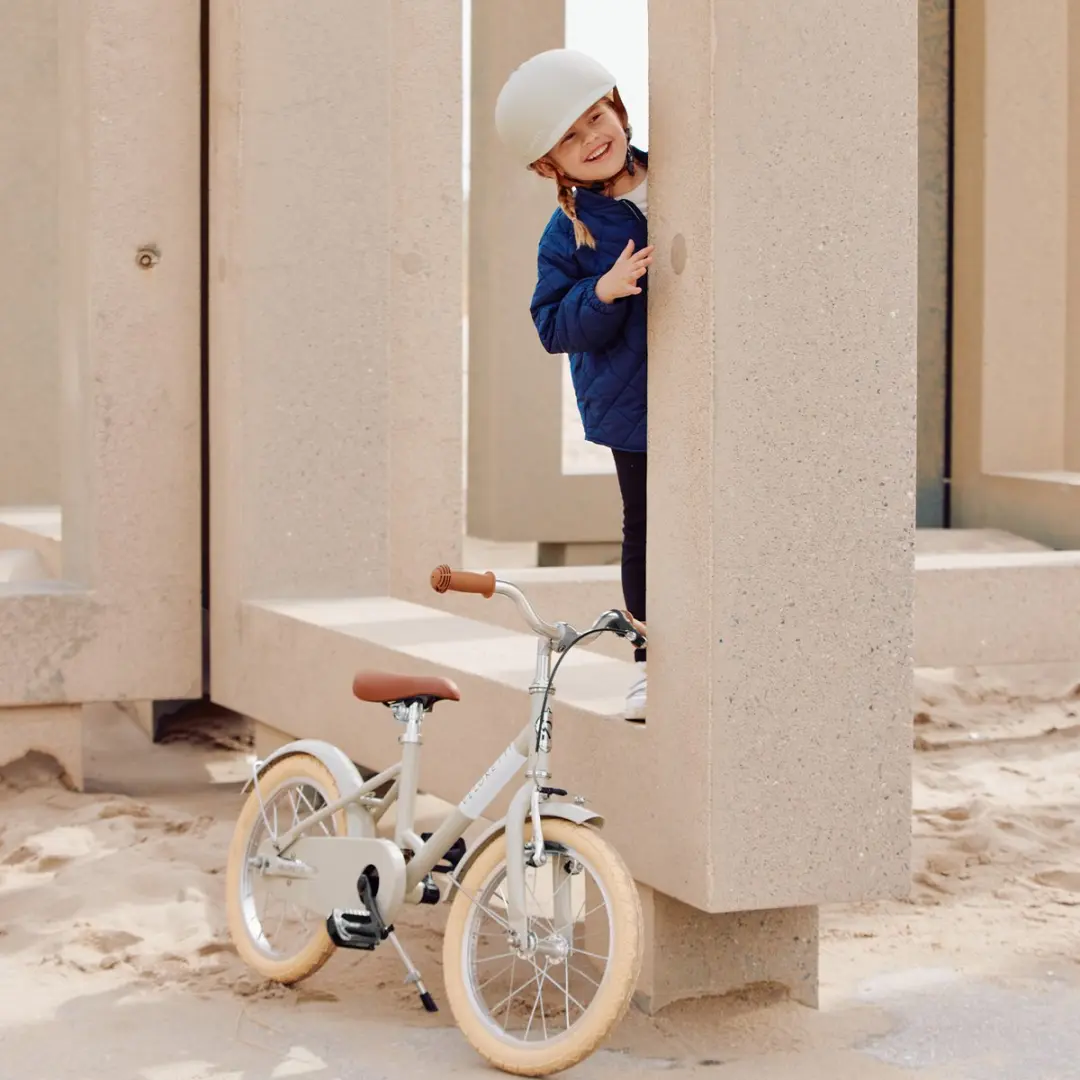Veloretti Kinderhelm Pebble Grey - Maat S