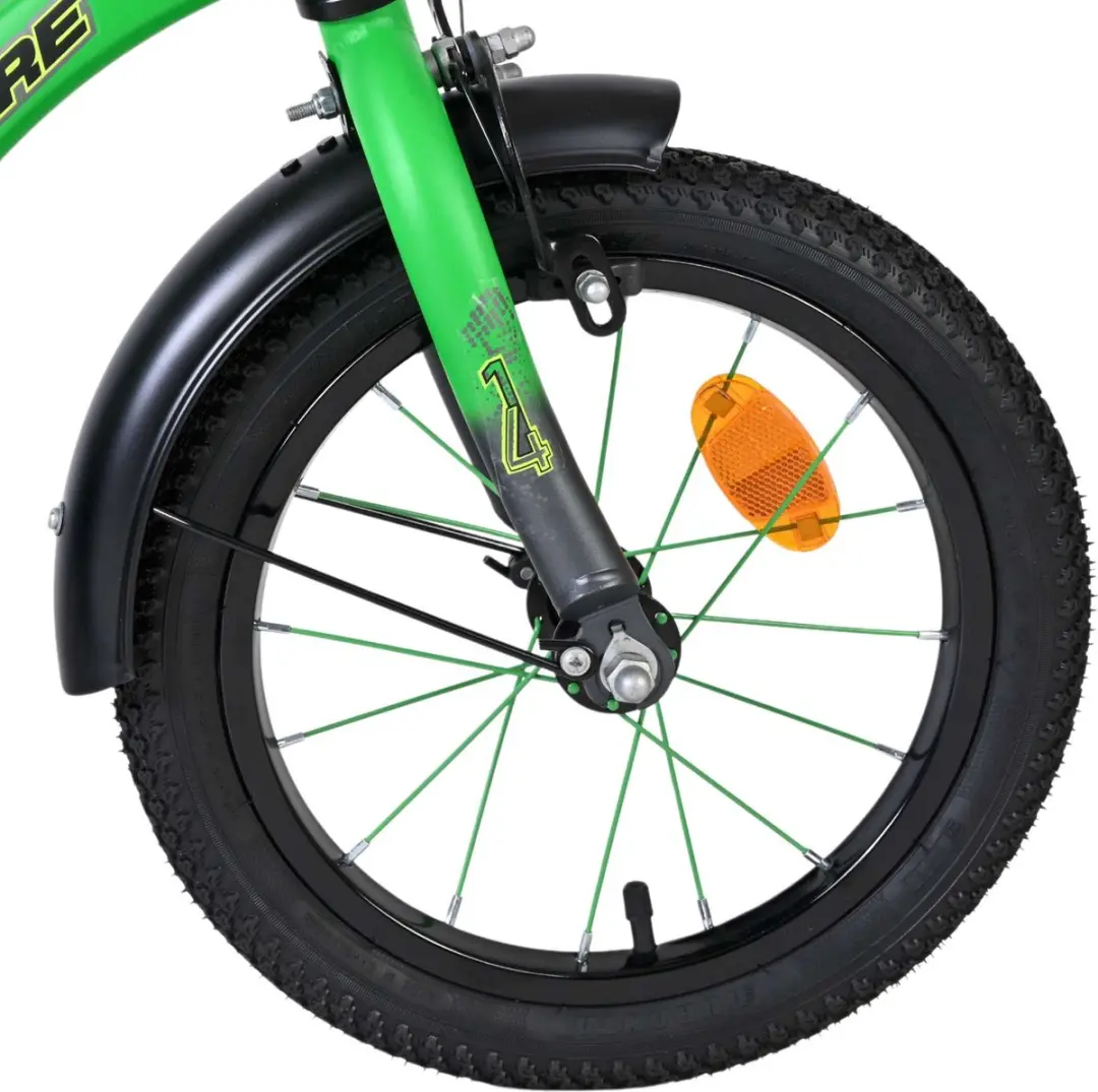 Volare Thombike Kinderfiets 14 inch - 1 Versnelling - Groen